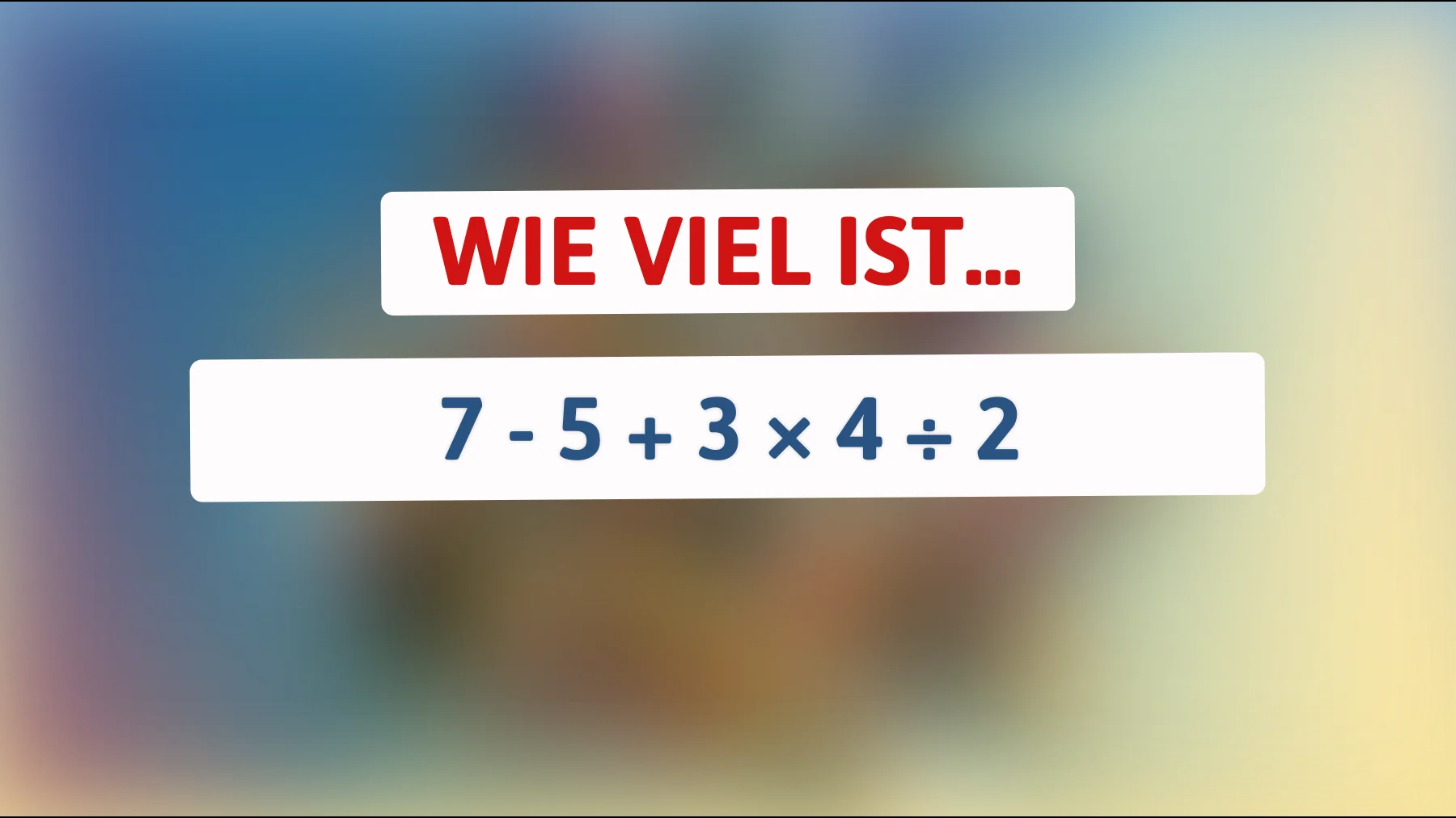 "Nur 1% der Menschen können es lösen: Das unglaubliche Rätsel, das Ihr Mathe-Verständnis auf die Probe stellt!""