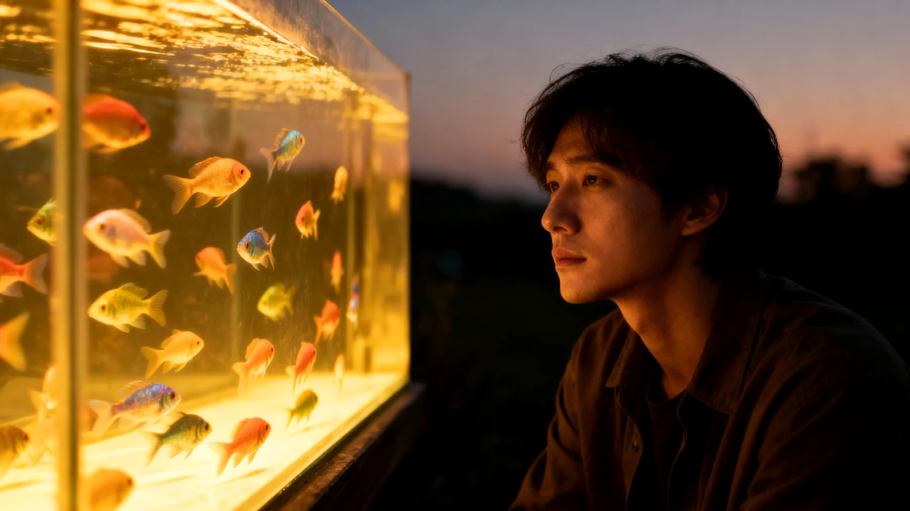 Fische können nicht trainiert werden und benötigen keine Verhaltensübungen, da sie in einem Aquarium leben und auf instinktives Verhalten angewiesen sind"