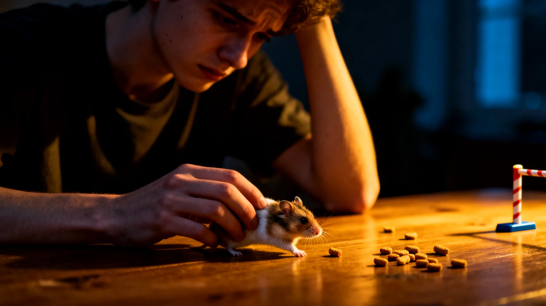 Hamster lassen sich aufgrund ihrer natürlichen Instinkte und nächtlichen Aktivität schwer trainieren, da traditionelle Trainingsmethoden für tagaktive Tiere bei erwachsenen Hamstern oft nicht funktionieren"