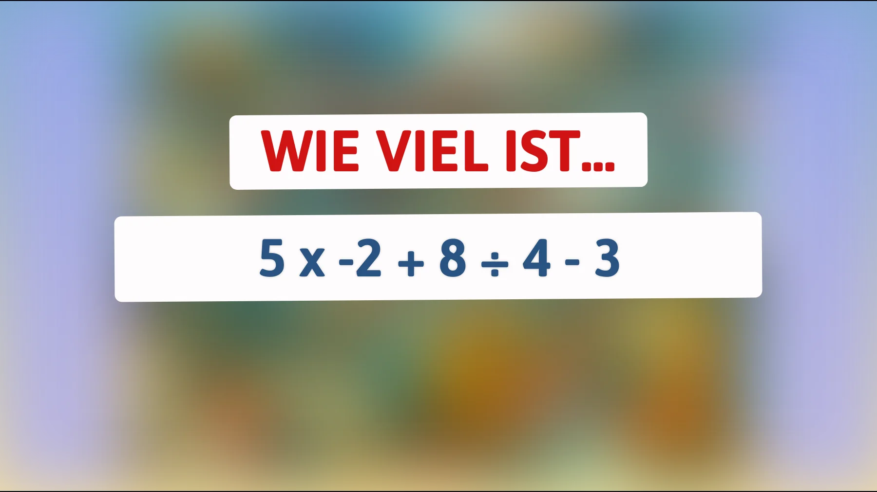 Nur 1% können dieses Zahlenrätsel in Sekunden lösen: Schaffst du es?"