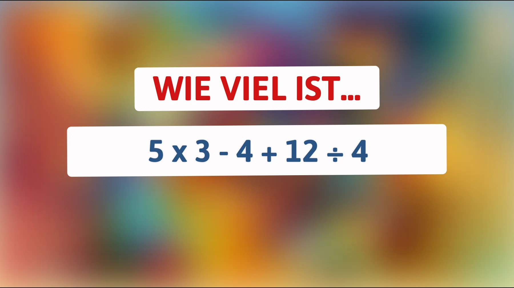 Nur Genies lösen dieses Mathe-Rätsel auf Anhieb: Könnt ihr die richtige Antwort finden?"