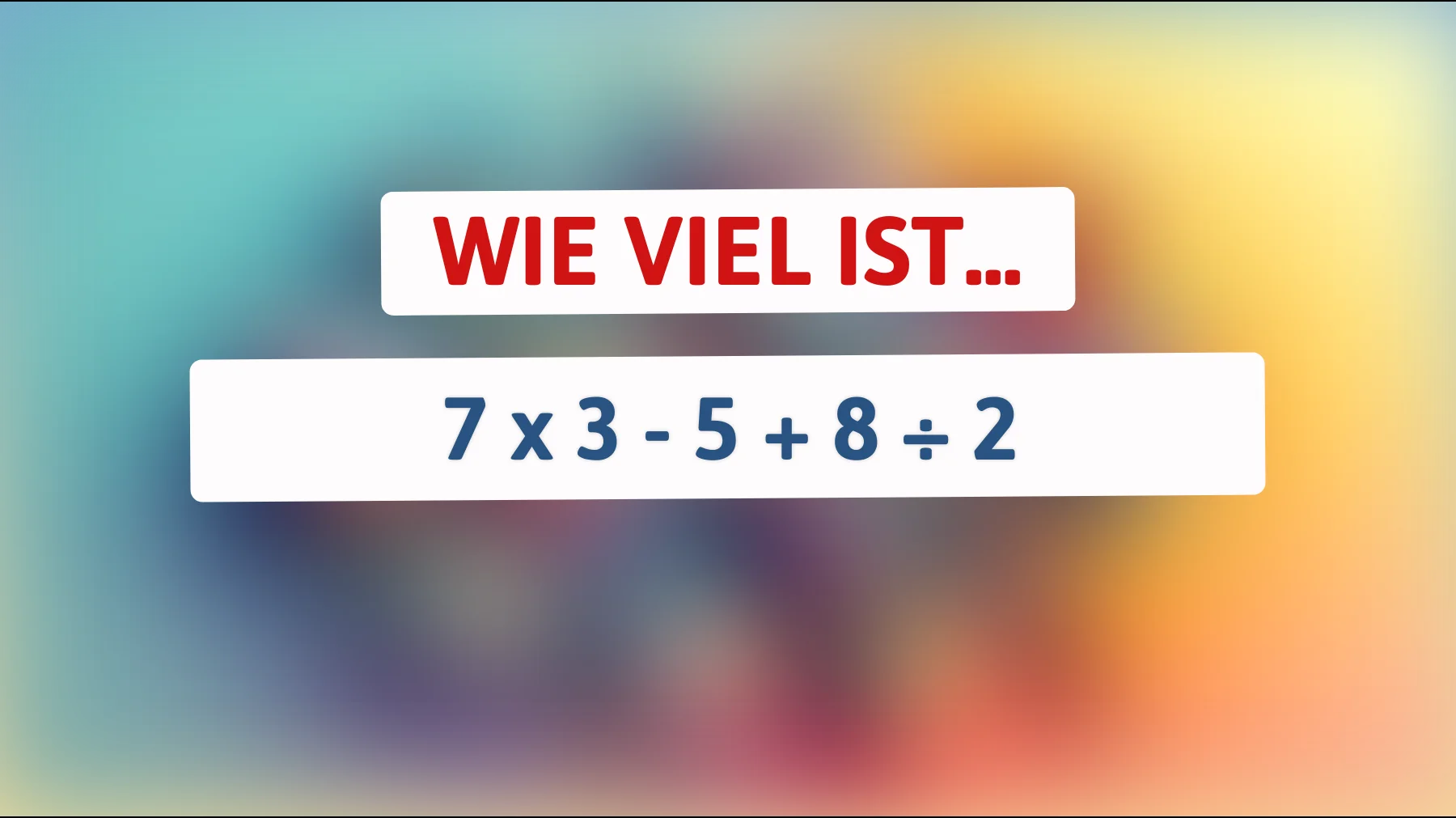 Nur Superhirne knacken dieses Zahlen-Rätsel: Kannst du die richtige Lösung herausfinden?"