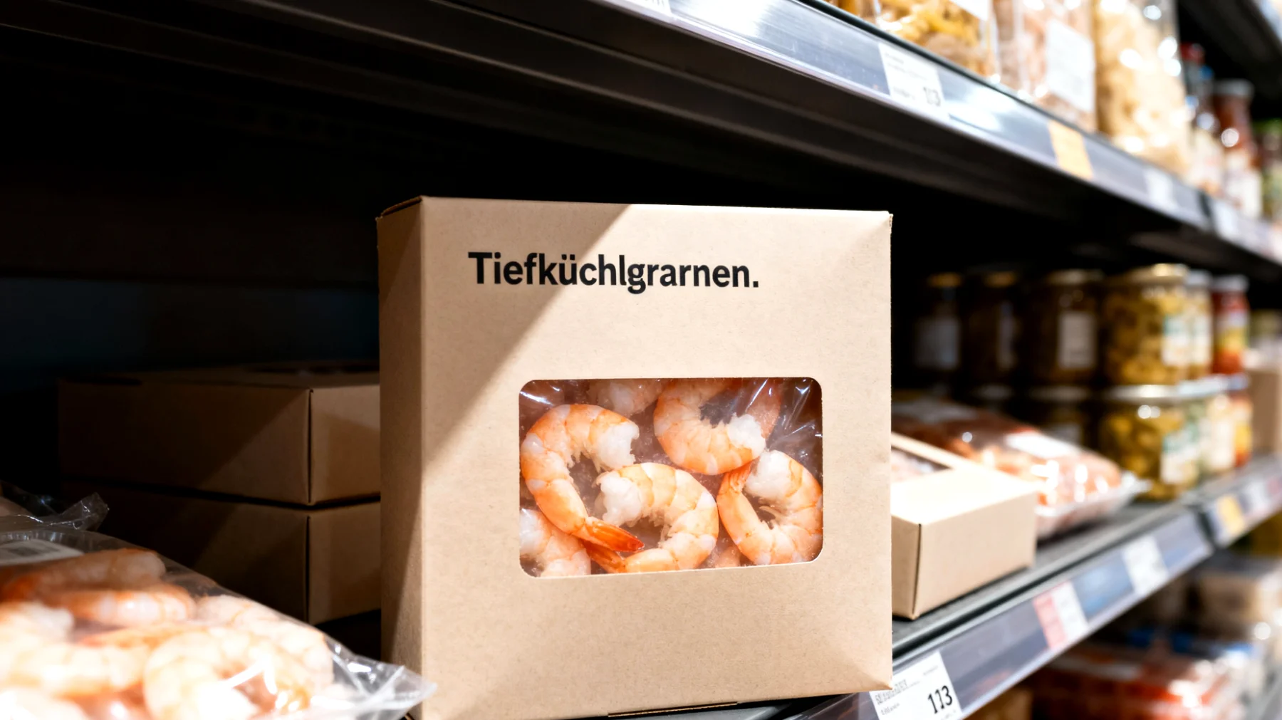 Tiefkühlgarnelen"
