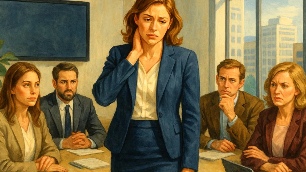 Was bedeutet es, sich während wichtiger Meetings ständig am Nacken zu reiben, laut Psychologie? 2025-12-13T22:19:36.517Z"