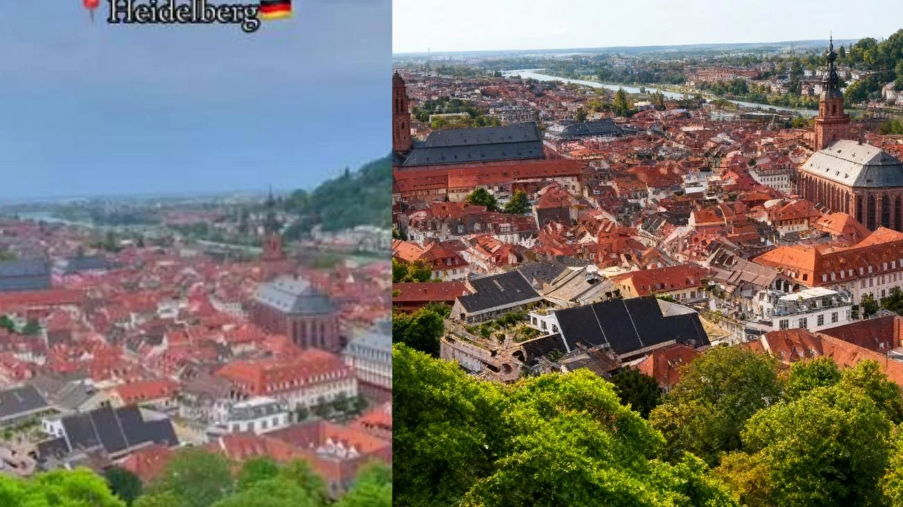 Love feels infinite up here 🏰#heidelberg💗🇩🇪 #germany#fypシ゚"