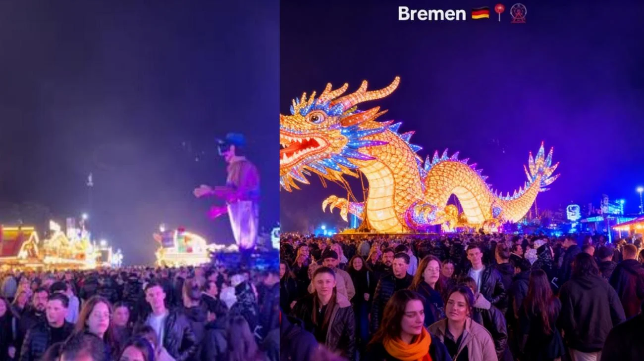 Freimarkt Bremen🇩🇪 🎡 Das größte Fest im Norden #TravelWalksTV #Freimarkt #Bremen #germanyvibes #traveltok"